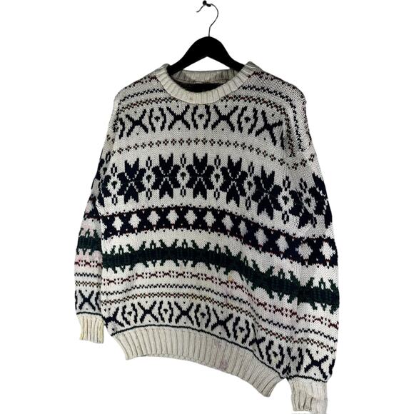 Vintage American Portrait Knit Sweater - Picture 3 of 6